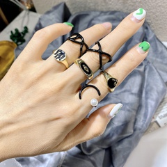 new irregular ring hollow jewelry European and American fashion ring jewelry