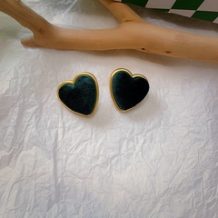 Fashion Green Geometric Love Bear Earrings Collection Alloy Earrings