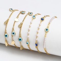 New Devil's Eye Blue Eye Jewelry Bracelet Copper Wholesale