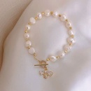 pearl microencrusted zircon small bee female Korea fashion simple alloy braceletpicture5