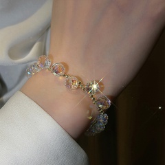 nouveau bracelet de couple de cristal simple d'été féminin coréen