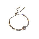 Square Zircon Adjustable Bracelet Womens Simple alloy Hand Jewelrypicture10