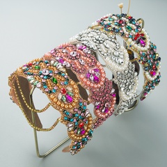new gorgeous headband European and American style Baroque fashion exaggerated tassel headband