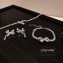 fashion microset zircon bow earrings bracelet necklace set wholesalepicture7
