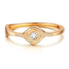 2022 spring new eye niche design jewelry simple line diamond bracelet