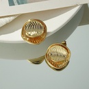 fashion geometric irregular hollow copper earrings wholesalepicture6