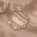 Fashion Simple Diamond Opal Bracelet Geometric Alloy Hand Jewelry Womenpicture7