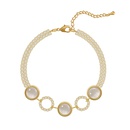 Fashion Simple Diamond Opal Bracelet Geometric Alloy Hand Jewelry Womenpicture10