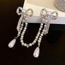 pearl diamond bow tassel antiglare alloy brooch clothing accessories womenpicture8