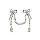 pearl diamond bow tassel antiglare alloy brooch clothing accessories womenpicture6