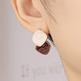 Korean simple stitching sweet geometric alloy earrings wholesalepicture12
