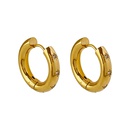 simple geometric ring womens ear buckle stainless steel diamond earrings women NHLIH643391picture12