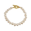 Mode natrliche Perlenkette exquisite Kupfer Damenarmbandpicture12