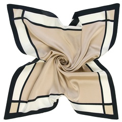 60cm*60cm new monochrome professional ladies small square silk scarf