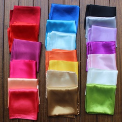 60cm*60cm new monochromatic color lady simulation silk small square scarf