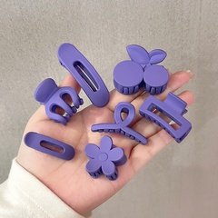 simple acrylic five-petal flower cute plate hair clip flower hair accessories