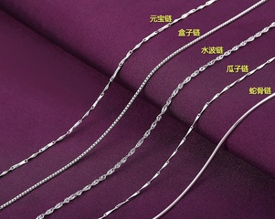 Kupfer versilberte Halskette Accessoires Damen kurze Schlüsselbeinkette Schlangenknochenkette Silberkette