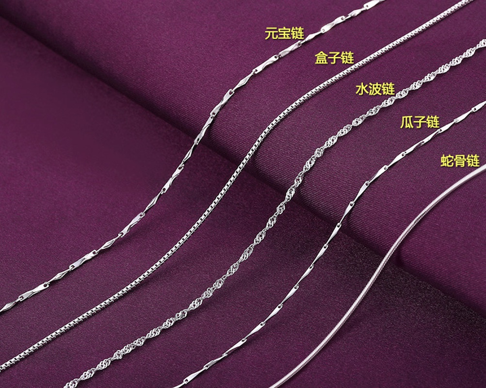 Kupfer versilberte Halskette Accessoires Damen kurze Schlsselbeinkette Schlangenknochenkette Silberkette