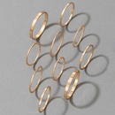 Koreanischer einfacher Schmuck schlichter Ring zehnteiliges Set aus einfachem GelenkringSetpicture10