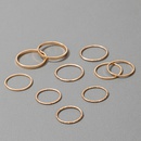 Koreanischer einfacher Schmuck schlichter Ring zehnteiliges Set aus einfachem GelenkringSetpicture13