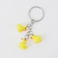 Cute duck resin little yellow duck keychain animal key ring gag pendantpicture6