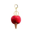 creative macaron cone ice cream shape luggage small gift plush pendentpicture30