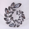 Korean fashion simple alloy diamond bright petals ladies broochpicture4