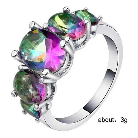 Fashion Color Zircon Fashion Shaped Copper Rings Jewelry Wholesale's discount tags
