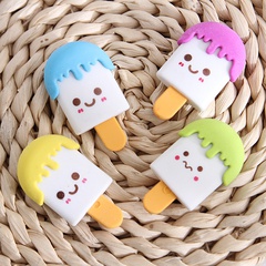 creative cartoon assembled smiley popsicle cute ice cream eraser student stationery