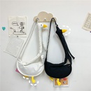 cute duck head canvas trendy funny ugly duck messenger shoulder bag 401810cmpicture9