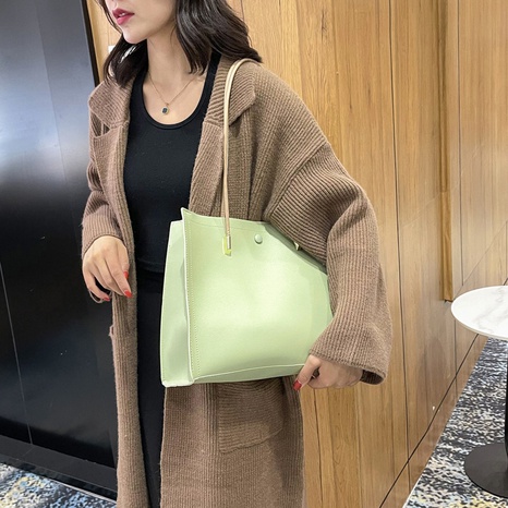 large-capacity women's new fashion tote shoulder mother bag 33*27*11cm's discount tags
