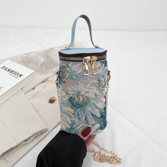 female new fashion spring messenger portable cylinder bag 11*18*11cm