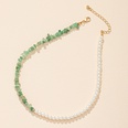 Korean pearl and gravel irregular stitching strong clavicle chainpicture10