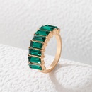 fashion rectangular multicolor diamond alloy single ring femalepicture12