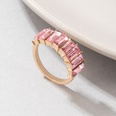 fashion rectangular multicolor diamond alloy single ring femalepicture16