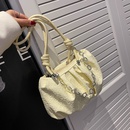 Fashion womens new cloud solid color shoulder underarm small bag261511cmpicture8