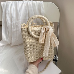Straw woven fashion handbags shoulder messenger bags 20*19*8cm