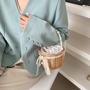 Mini Pearl Basket Summer Woven Lace Fashion Simple Drawstring Mobile Phone Bag 141210cmpicture2