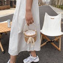 Mini Pearl Basket Summer Woven Lace Fashion Simple Drawstring Mobile Phone Bag 141210cmpicture4