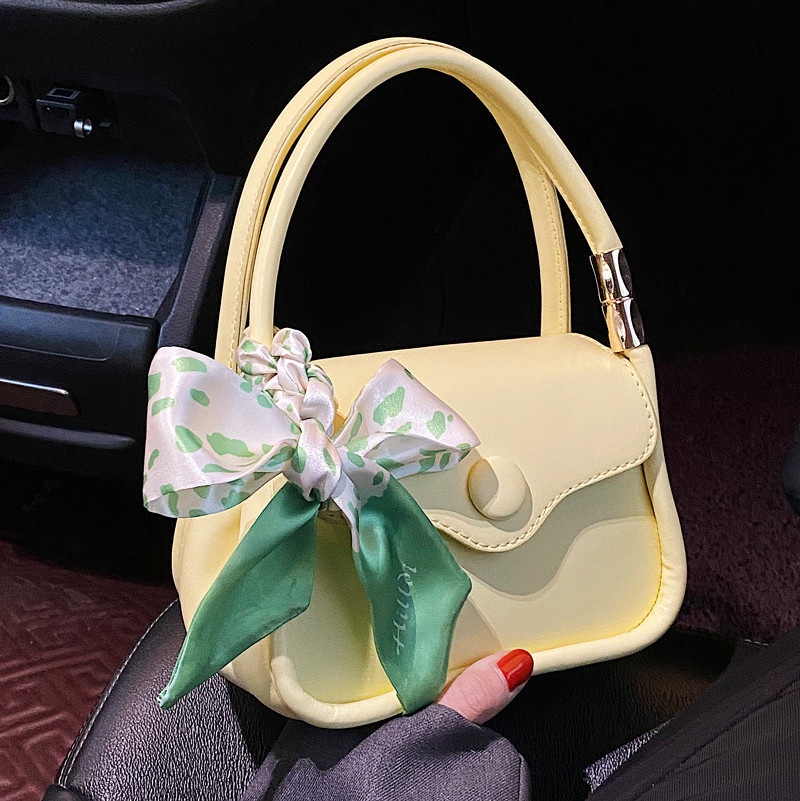 2022 new fashion bow portable messenger handbag 191412cm