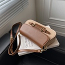 2022 new style stitching color messenger underarm small square bag 24513575cmpicture7