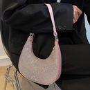 2022 new fashion rhinestone shoulder messenger chain crescent bag 2557523cmpicture10