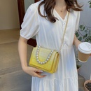 messenger womens new fashion pearl chain oneshoulder small square bag gradient 19158cmpicture7