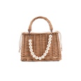 Pearl chain woven fashion messenger square bag wholesale 231612cmpicture13