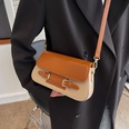 2022 new style stitching color messenger underarm small square bag 24513575cmpicture13