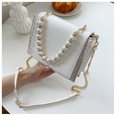 messenger womens new fashion pearl chain oneshoulder small square bag gradient 19158cmpicture11