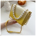 messenger womens new fashion pearl chain oneshoulder small square bag gradient 19158cmpicture12