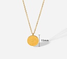 Fashion Titanium Steel Necklace Plated18K Gold Stainless Steel Necklace NHJIE644449picture11