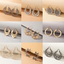 Boho Vintage Hollow Geometric Spiral Earrings Drop Earringspicture30
