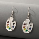 fashion alternative earrings resin palette geometric alloy ear hookspicture12